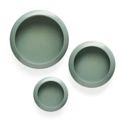 Fatboy Kabellose, Wiederaufladbare Außenlampe Oloha Trio Metall Grun Metall Grun / Wandleuchte Fur Den Außenbereich - 3Er-Set - Salbeigrun Outlet