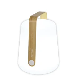 Fermob Kabellose, Wiederaufladbare Außenlampe Balad Bamboo Plastikmaterial Holz Natur / H 25 Cm - Aufladbar Uber Usb - Bambus Natur Best Sale
