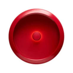Fatboy Kabellose, Wiederaufladbare Außenlampe Oloha Large Metall Rot Metall Rot / Wandleuchte Fur Den Außenbereich - O 37,5 Cm - Rouge Lobby Hot