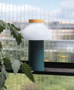 Hay Kabellose, Wiederaufladbare Außenlampe Pc Portable Plastikmaterial Blau Grun / Fur Den Außenbereich - Aufladbar Uber Usb - Gelb - Ozeangrun - Weis Fashion