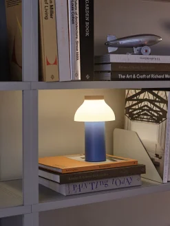 Hay Kabellose, Wiederaufladbare Außenlampe Pc Portable Plastikmaterial Blau / Fur Den Außenbereich - Aufladbar Uber Usb - Himmelblau - Terrazzo - Weis Best Sale