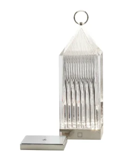 Kartell Kabellose, Wiederaufladbare Außenlampe Lantern Led Plastikmaterial Transparent / Led - Kristall Cheap