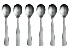 Normann Copenhagen Kaffeeloffel Normann Metall 6 Stuck - Mattmetall Store