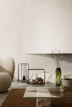 Ferm Living Kaminhelfer Port Metall/ 3 Utensilien Mit Halterung - Schwarz Shop