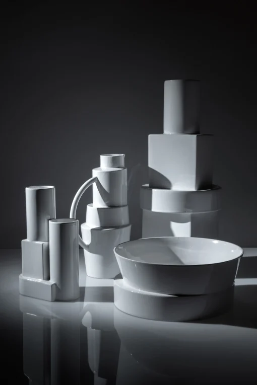 Tom Dixon Karaffe Block Keramik/ O 18 Cm X H 35 Cm - Weis Clearance