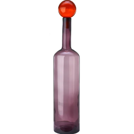 Pols Potten Karaffe Bubbles & Bottles Xxl Glas / Glas - 4Er-Set - H 87 Cm - Bunt Online