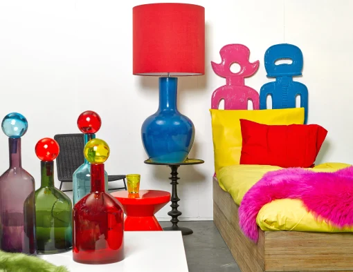 Pols Potten Karaffe Bubbles & Bottles Glas / Glas - 4Er-Set - Bunt Online