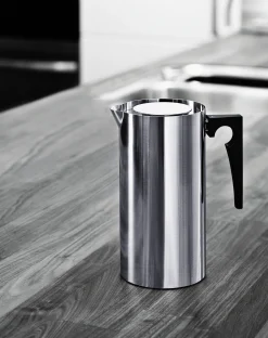 Stelton Karaffe Cylinda-Line Metall / 2 L - Stahl Geburstet Online