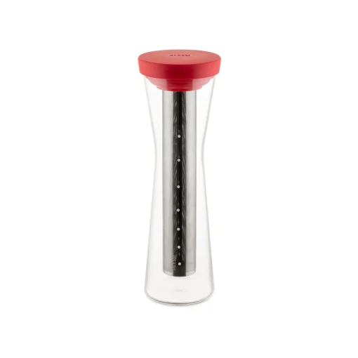 Alessi Karaffe Fur Kalt Aufgegossenen Kaffee Mazagran Glas/ Fur Cold Brew Kaffee - 90 Cl - Rot Clearance