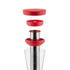 Alessi Karaffe Fur Kalt Aufgegossenen Kaffee Mazagran Glas/ Fur Cold Brew Kaffee - 90 Cl - Rot Clearance