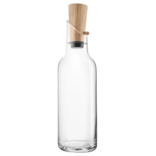 Eva Solo Karaffe  Glas Transparent Holz Natur / EichensTöpfen - 1 L - Eiche - Transparent New