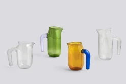 Hay Karaffe Jug Large Glas Grun / O 10 X H 20,5 Cm - Grun - Violett Sale