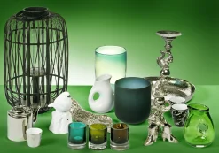 Pols Potten Karaffe Jug With Hole Glas Grun - Wassergrun Best