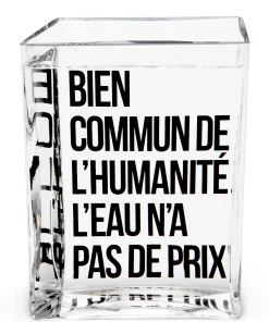 Made in design Editions Karaffe La Lame D'Eau Glas Transparent Von Philippe Starck / 50 Cl - Schwarz - Transparent Best