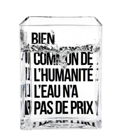 Made in design Editions Karaffe La Lame D'Eau Glas Transparent Von Philippe Starck / 50 Cl - Schwarz - Transparent Best