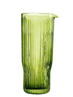 & klevering Karaffe Riffle Glas/ 1 Liter - Glas - Grun Clearance
