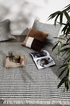Ferm Living Karaffe Ripple Glas Grau Transparent / Set Karaffe 0,5L + 1 Glas - Rauchgrau Cheap