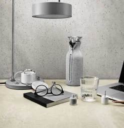 Eva Solo Karaffe Stoppe-Goutte Metall Glas Grau 1 L / Mit Iso-Mantel - Hellgrau Discount