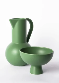raawii Karaffe Strom Medium Keramik/ H 24 Cm - Handgefertigte Keramik - Exklusivitat - Grun Outlet