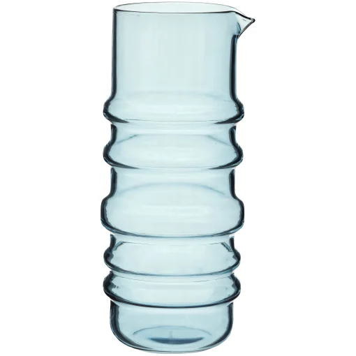 Marimekko Karaffe Sukat Makkaralla Glas Blau / 1 L - Mundgeblasenes Glas - Aquablau Hot