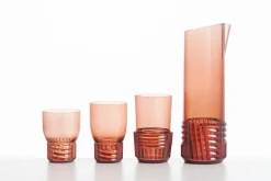 Kartell Karaffe Trama Plastikmaterial/ 1 L - Rosa Clearance