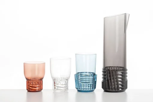Kartell Karaffe Trama Plastikmaterial/ 1 L - Rosa Clearance