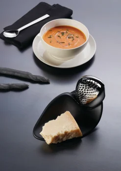 Alessi Kasereibe Forma Plastikmaterial Schwarz Metall / Von Zaha Hadid - Schwarz - Stahl Online