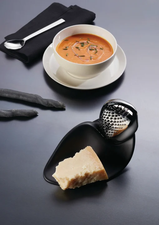Alessi Kasereibe Forma Plastikmaterial Schwarz Metall / Von Zaha Hadid - Schwarz - Stahl Online
