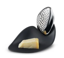 Alessi Kasereibe Forma Plastikmaterial Schwarz Metall / Von Zaha Hadid - Schwarz - Stahl Online