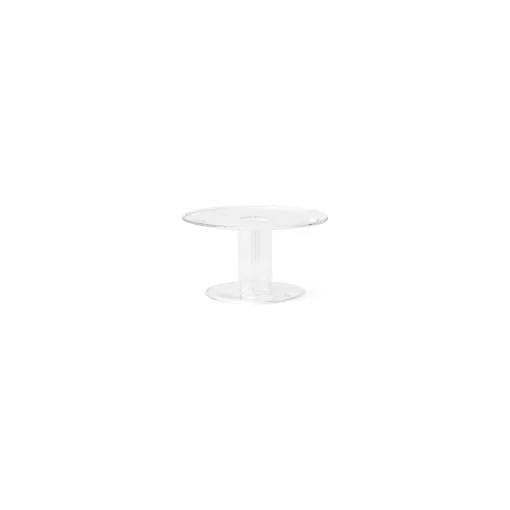 Menu Kerzenleuchter Abacus Glas / H 5,5 Cm - Transparent Shop