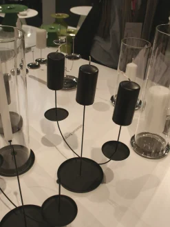ENOstudio Kerzenleuchter Candle Pin Metall- Schwarz Store