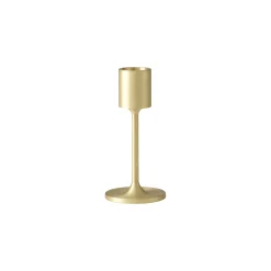 &tradition Kerzenleuchter Collect Sc57 Gold Metall / H 11 Cm - Messing - Messing Geburstet Discount