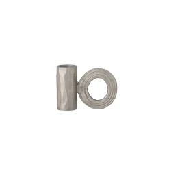Bloomingville Kerzenleuchter Kensi Metall / Metall - L 8 X H 6 Cm - Silber Best