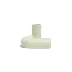 Octaevo Kerzenleuchter Templo Lisse Keramik Grun / H 8 Cm - Keramik / Handgefertigt - Vert Menthe Clair Fashion