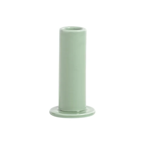 Hay Kerzenleuchter Tube Medium Keramik Grun / H 10 Cm - Keramik - Minzgrun Hot