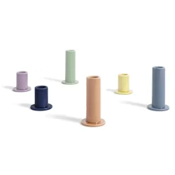 Hay Kerzenleuchter Tube Medium Keramik Grun / H 10 Cm - Keramik - Minzgrun Hot