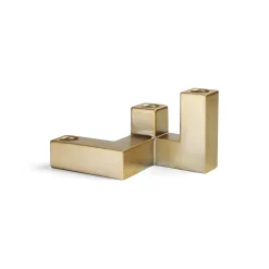 & klevering Kerzenleuchter Tube Small Keramik / L 18 X Breite 10,5 X H 10,5 Cm - Gold Hot