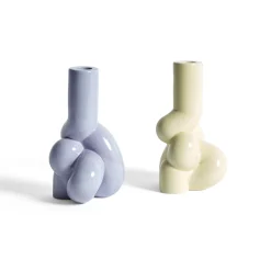 Hay Kerzenleuchter W&S - Soft Keramik Violett / Porzellan - Lavendel Cheap
