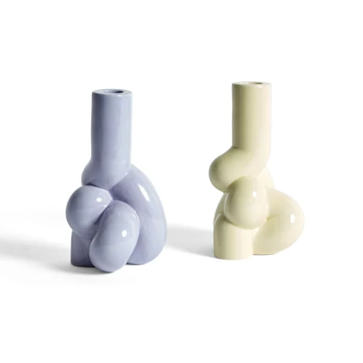 Hay Kerzenleuchter W&S - Soft Keramik Violett / Porzellan - Lavendel Cheap
