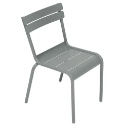 Fermob Kinderstuhl Luxembourg Kid Metall Grau / Stapelbar - Metall - Gris Lapilli Best Sale