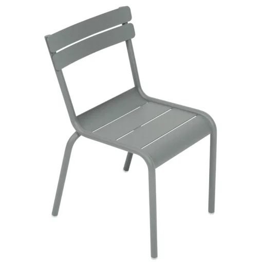 Fermob Kinderstuhl Luxembourg Kid Metall Grau / Stapelbar - Metall - Gris Lapilli Best Sale
