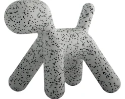 Magis Kinderstuhl Puppy Large Plastikmaterial Weis / Large - L 69 Cm - Schwarz - Weis Fashion