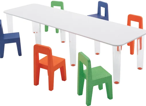 Magis Kinderstuhl Seggiolina Pop Plastikmaterial- Orange Outlet