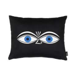 Vitra Kissen Graphic Print Pillows - Eyes (1961) Textil Schwarz / (1961) - 40 X 30 Cm - Blau - Schwarz - Weis Fashion