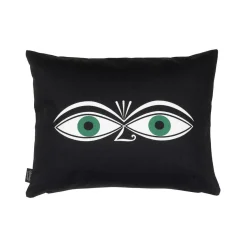 Vitra Kissen Graphic Print Pillows - Eyes (1961) Textil Schwarz / (1961) - 40 X 30 Cm - Blau - Schwarz - Weis Fashion