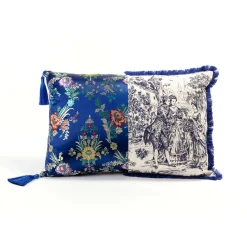 Seletti Kissen Hybrid - Argia Textil / 50 X 35 Cm - Blau Flash Sale
