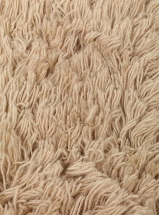 Ferm Living Kissen Meadow Textil/ Langflorig - 50 X 50 Cm / Handgetuftet Und Handgewebt - Beige Sale