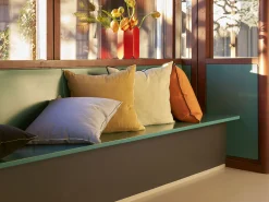 Hay Kissen Outline Textil Blau / 50 X 50 Cm - Gletscherblau Online