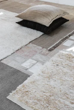 Nanimarquina Kissen Wellbeing Heavy Textil / 80 X 80 Cm - Okodesign - Beige Outlet