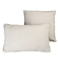 Au Printemps Paris Kissenbezug 50 X 70 Cm  Textil/ 50 X 70 Cm - Leinen Gewaschen - Beige Outlet